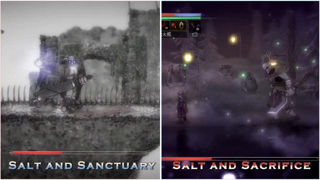 Salt and Sacrifice VS Salt and Sanctuary смотреть онлайн