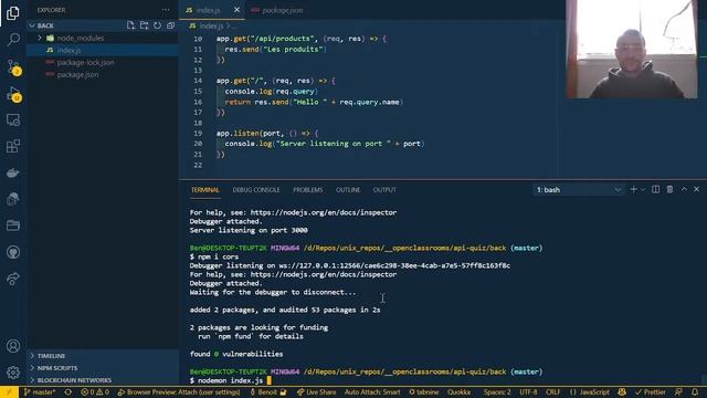 API 03 Install CORS Middleware смотреть онлайн