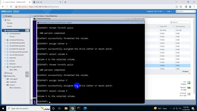 Windows 10 Training - Video 02 - Disk Partition using diskpart command смотреть онлайн