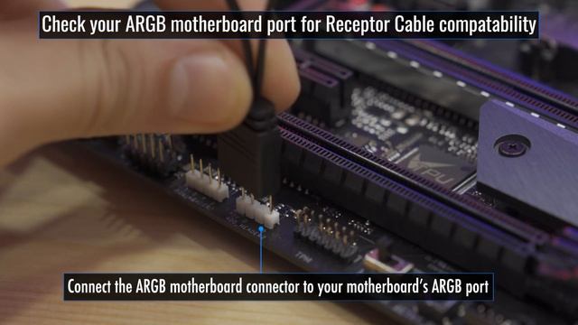 AeroCool Aero One Duo Mid Tower Case - Connecting the Hub to Your Addressable RGB Motherboard смотреть онлайн