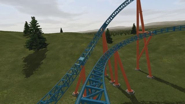 Starfire (Mega Coaster) NoLimits roller coaster 2 смотреть онлайн