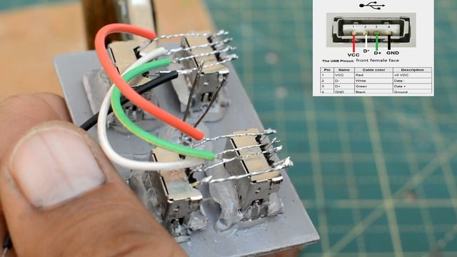 घर पर मात्र 20 रूपए में USB HUB Kaise Banaye | Homemade Multiple USB Hub | Port Charger Low Cost смотреть онлайн