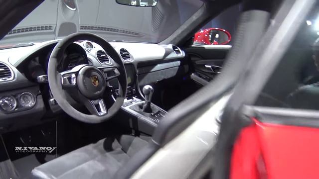 2018 Porsche 718 Cayman GTS - Exterior And Interior Walkaround - Debut at LA Auto Show 2017 смотреть онлайн