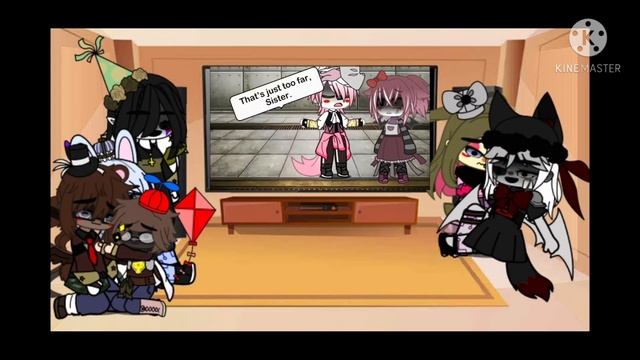 The toys react to Mangle backstory|| Poppy has lost their intro смотреть онлайн