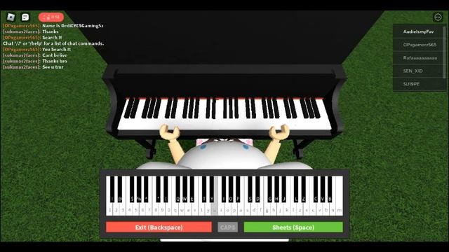 Trying to play Rush E after 5 practices in piano -Roblox Piano Keyboard v1.1 смотреть онлайн