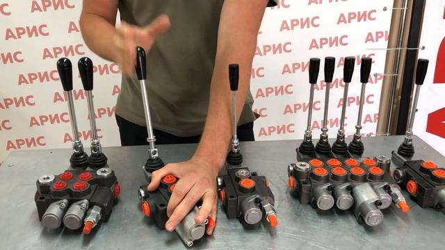 Механизмы и схемы управления гидрораспределителей Р40