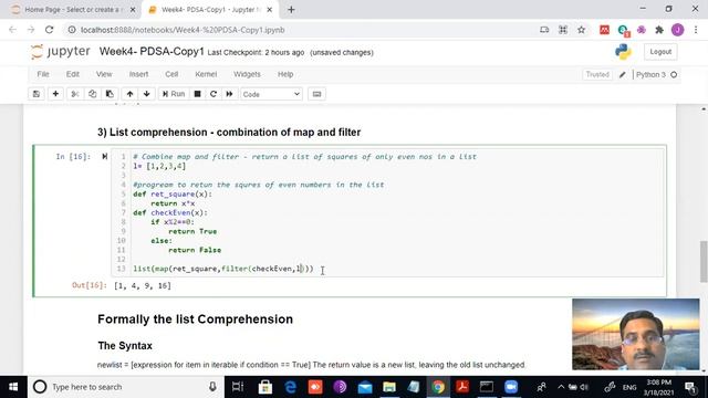 List Comprehensions in python смотреть онлайн