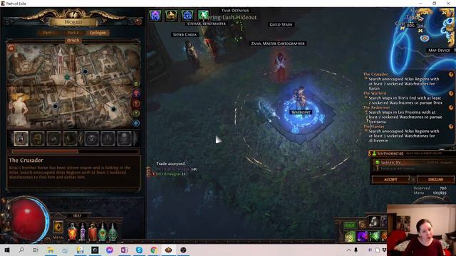 Крафтим вместе большой кластерный самоцвет для трикстера/плута - для новичков | ПоЕ Кража 3.12 смотреть онлайн