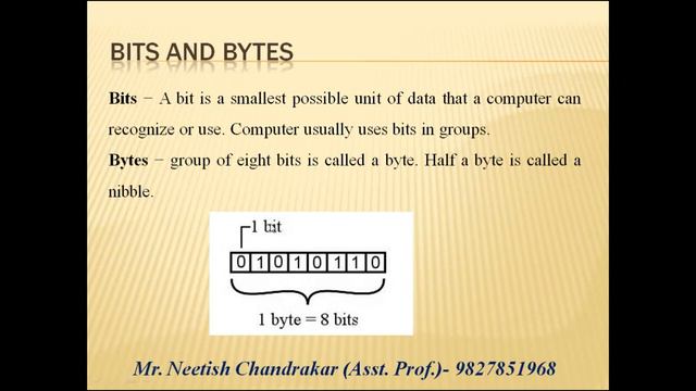Data Representation | Bit | Bytes | Nibble | Word | ASCII | EBCDIC | UNICODE | Lecture -05 | Neetis смотреть онлайн