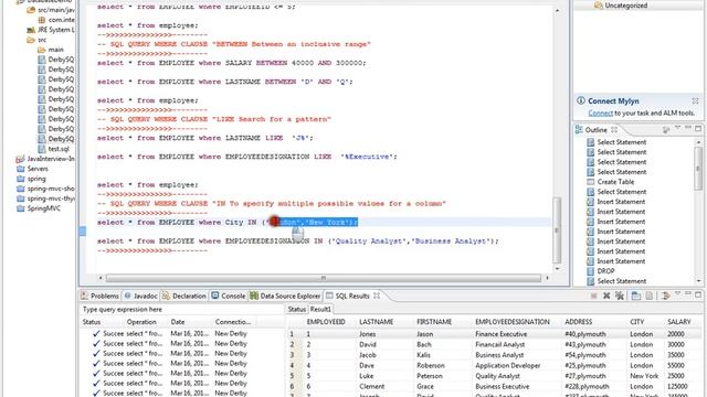 IN SQL QUERY WHERE CLAUSE смотреть онлайн