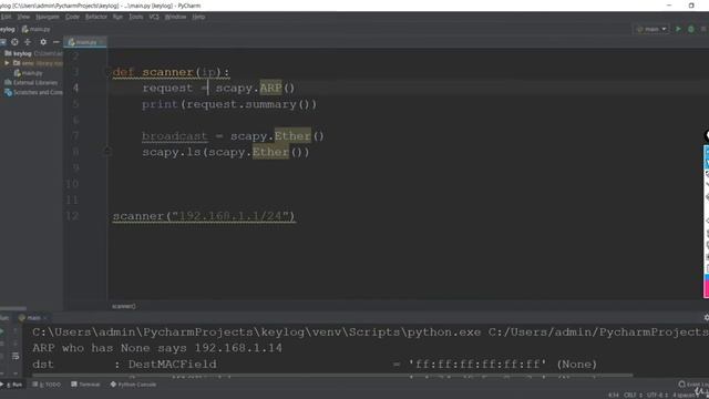 4 Using Scapy Module to implement ARP protocols смотреть онлайн