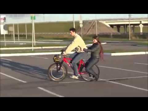 Мотовелосипед Комета с передним приводом смотреть онлайн