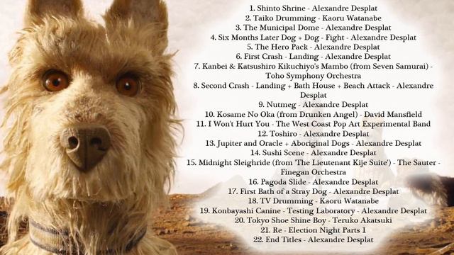 Isle Of Dogs Soundtrack List