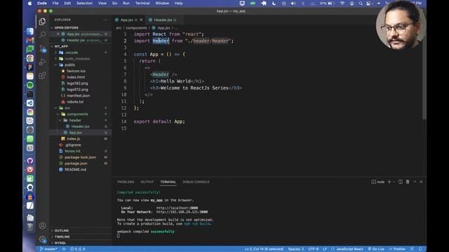 Class-3 : How to create new component and resuse them in ReactJs смотреть онлайн
