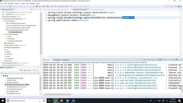 Spring Cloud Stream - Health and Metrics смотреть онлайн