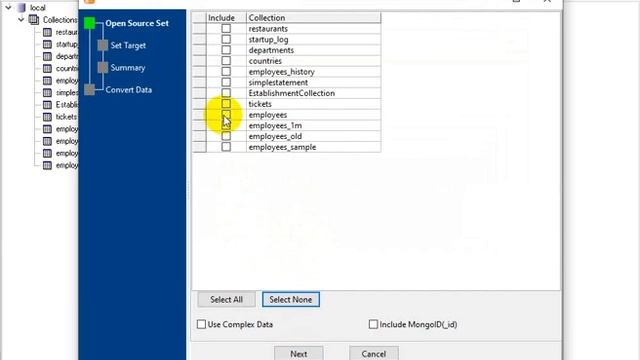 Export multiple MongoDB collections to a single CSV file смотреть онлайн