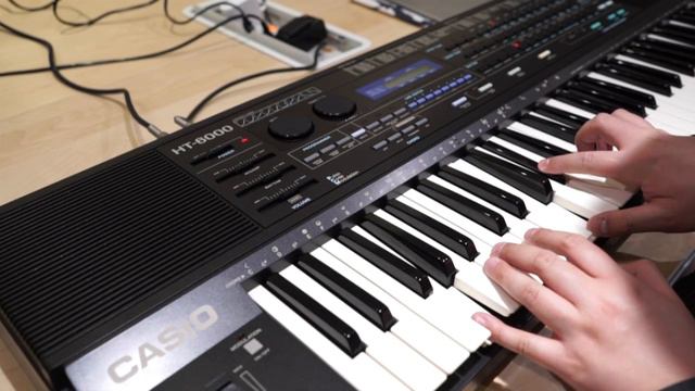 CASIO HT-6000 SD sound source synthesizer смотреть онлайн