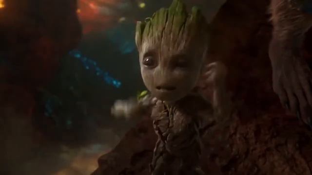 Guardians of the Galaxy Vol. 2 soundtrack | Baby Groot and Rocket Raccoon best moments смотреть онлайн