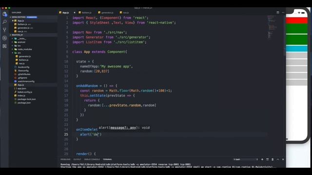 14. Touchables (Styling on Buttons) in React Native || react native tutorial 2020 смотреть онлайн