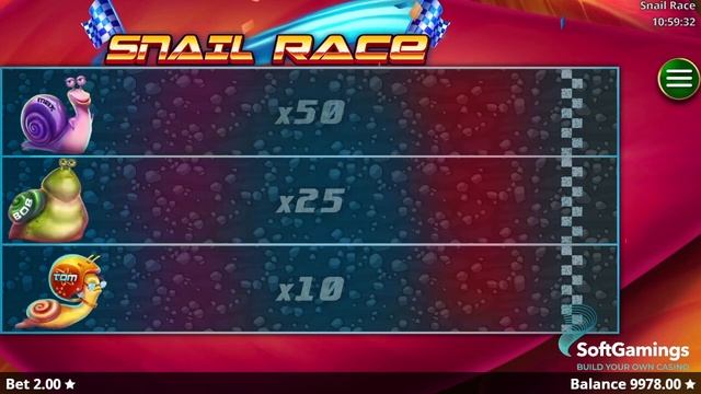 Booming Games - Snail Race - Gameplay Demo смотреть онлайн