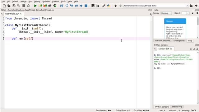 Creating a first Thread program in Python смотреть онлайн