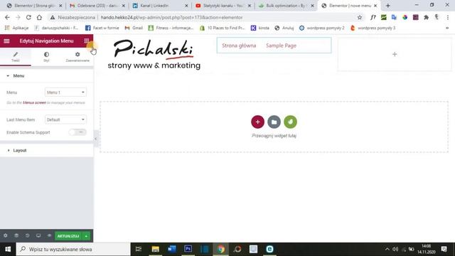 Jak Zrobić Sticky Menu w Wordpress Elementor. [Przyklejony Nagłówek] смотреть онлайн