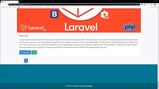 ? Curso Módulo 5 | Intro | Laravel 6 - Web Spa con Vue Router y la ApiRest смотреть онлайн