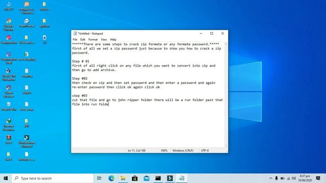 Crack password using john the ripper || crack zip/rar ,md5 and linux password #trickyskills смотреть онлайн