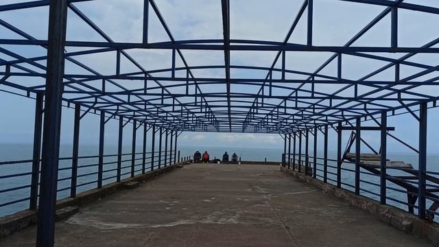 02 06 2023 умиротворяющее УТРО у причала на море Кобулети Аджария Грузия смотреть онлайн