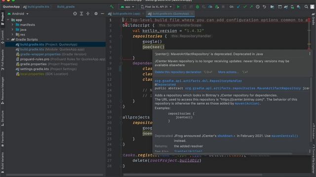 Fixing build.gradle.kts file all in red after migrating from Groovy to Kotlin DSL смотреть онлайн