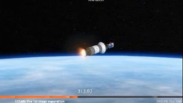 Союз 2.1б, полет ракеты ,отделение ступеней , запуск 2019 с космодрома Восточный, Метеор -М, смотреть онлайн