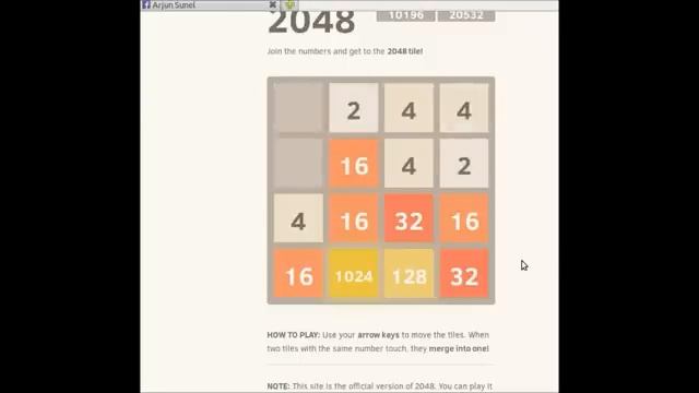 2048 game Trick: 2048 tile in 13min 49 sec смотреть онлайн