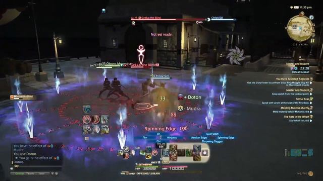 Final fantasy 14 PS4 Chilays MMORPG Ninja level 50 style смотреть онлайн