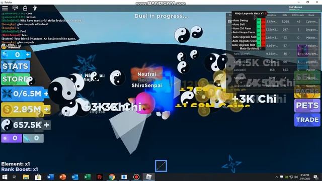 Ninja Legends [Hack/Script!! Infinite Chi and Coins!] VERY OP! - Roblox смотреть онлайн