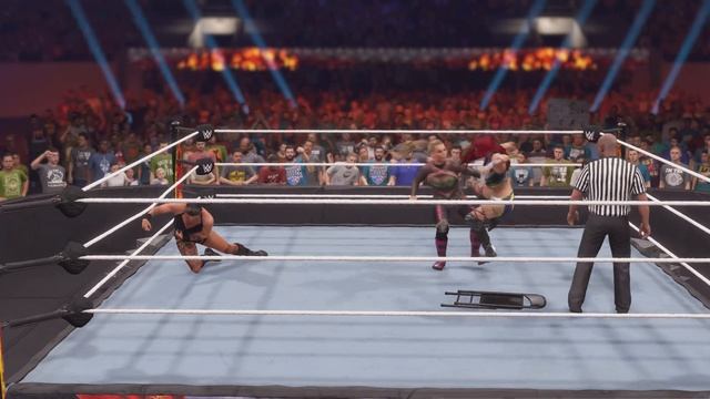 WWE 2K23 - Iyo Sky VS. Natalya VS. Rhea Ripley | WWE [unedited 4K PS5 Release GAMEPLAY] смотреть онлайн