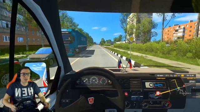 СКОРАЯ ПОМОЩЬ ЕДЕТ НА ВЫЗОВ К БАБУШКЕ В Euro Truck Simulator 2 смотреть онлайн