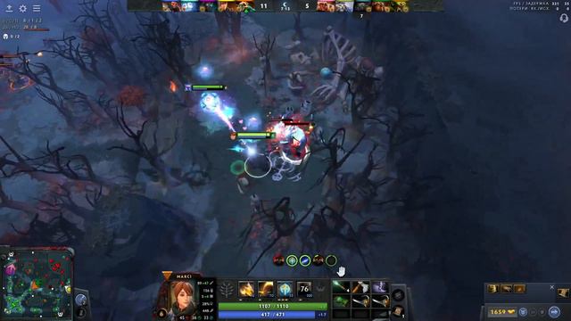 КАК ВЫИГРАТЬ ИГРУ ЗА 12МИНУТ? ГАЙД НА ИМБА СВЯЗКУ ВИСП+МАРСИ, DOTA 2, 7.35c , ОБУЧАЮЩЕЕ ВИДЕО смотреть онлайн