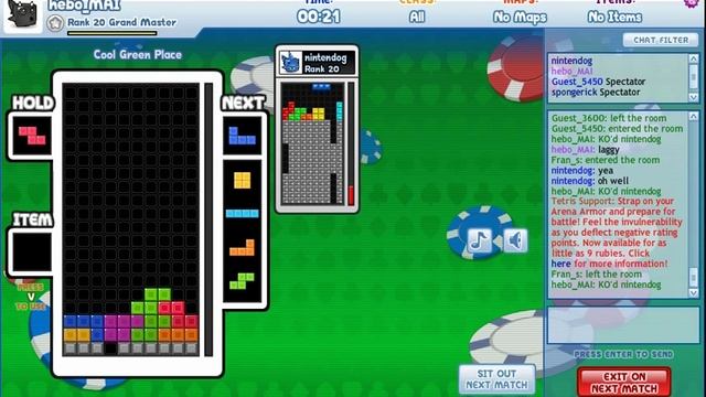 Tetris Tournament Online 3 nintendog vs hebo_MAI смотреть онлайн