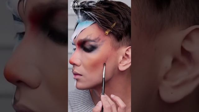 Amazing TikTok Face Art | Colour painting on Face #shorts смотреть онлайн