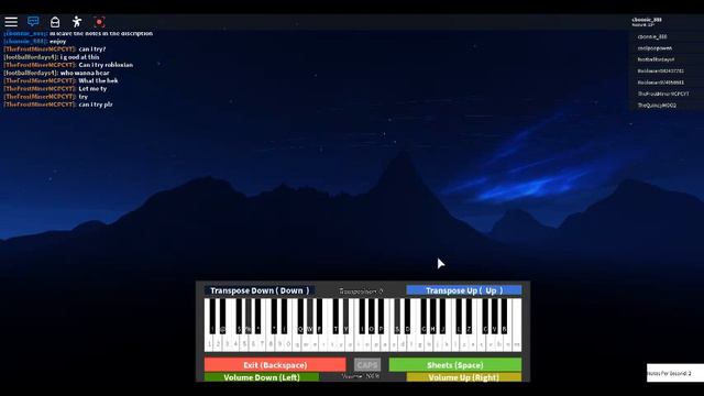 Ludovico Einaudi - Nuvole Bianche~Roblox Piano смотреть онлайн