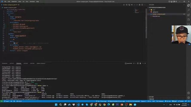 Hướng Dẫn Cài Đặt và Sử Dụng PostgreSql, pgAdmin với Docker, VScode trên Window OS смотреть онлайн