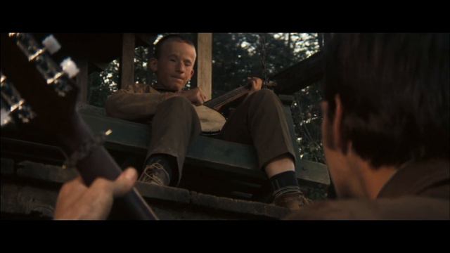 Deliverance (1972) by John Boorman, Clip: Gas station Banjo Vs Guitar play-off (Dueling/Banjos) смотреть онлайн