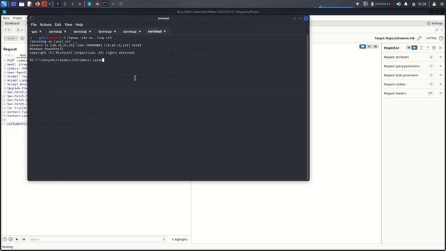 Streamio - Windows Machine (HackTheBox) | SQLi,LFİ,mssql,active directory,PowerView.ps1 смотреть онлайн