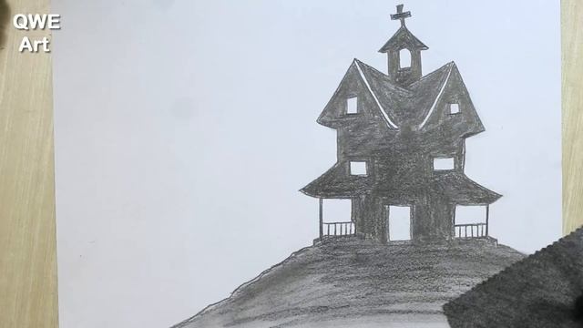 Haunted House Drawing for Halloween 2023 смотреть онлайн