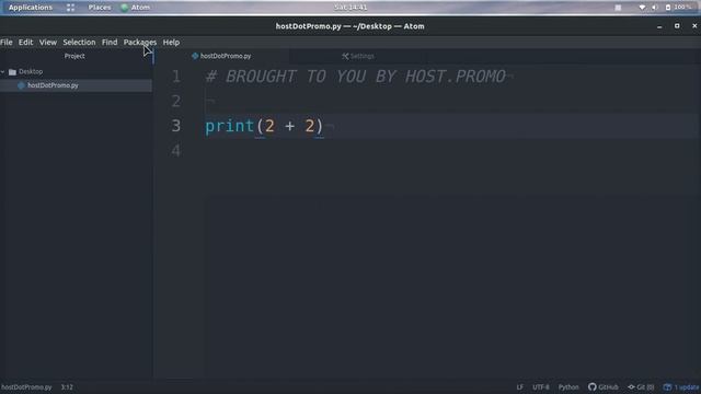 HOW TO RUN PYTHON CODE IN ATOM (THE RIGHT WAY) ? смотреть онлайн