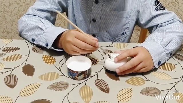 Писанки в стилі декупаж.