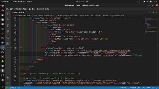 Web Design With Bootstrap 5 | Class - 7 | Clearfix, Close Icon, Embed, Vertical Align, Tables смотреть онлайн