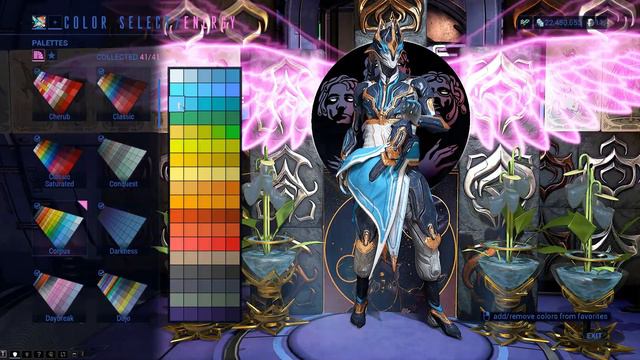 Warframe | Fashion Frame | Baruuk : Saint Sapphire смотреть онлайн