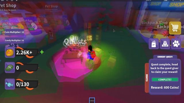 СИМУЛЯТОР ХЕЛЛОУИНА! СОБРАЛ ВСЕ КОНФЕТКИ В ROBLOX Halloween Simulator смотреть онлайн