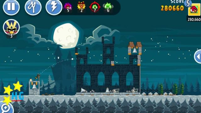 Angry Birds Friends - Halloween Tournament Week 179 Level 6 смотреть онлайн